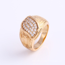 Anillo de dedo de la joyería de la CZ del oro de la moda 18k en la aleación para las mujeres -12001